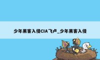 少年黑客入侵CIA飞卢_少年黑客入侵