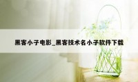 黑客小子电影_黑客技术名小子软件下载