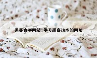 黑客自学网站_学习黑客技术的网址